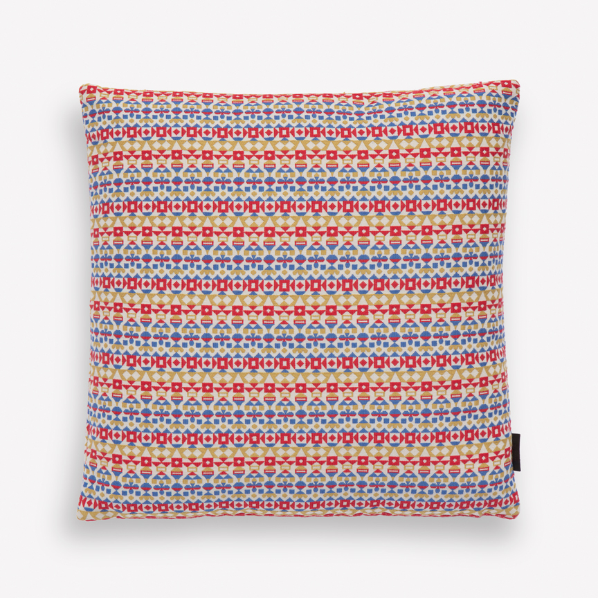 Maharam Product Pillows Arabesque Pillow 001 Crimson And Ochre