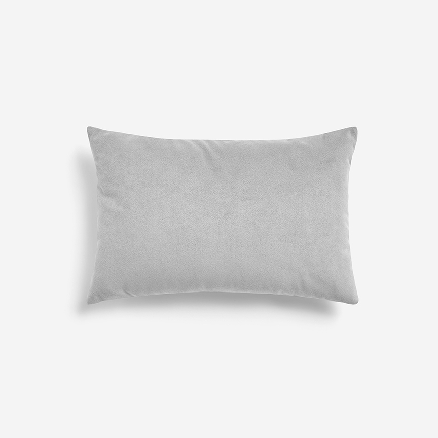 Detail image of Ultrasuede Pillow 020 Silver