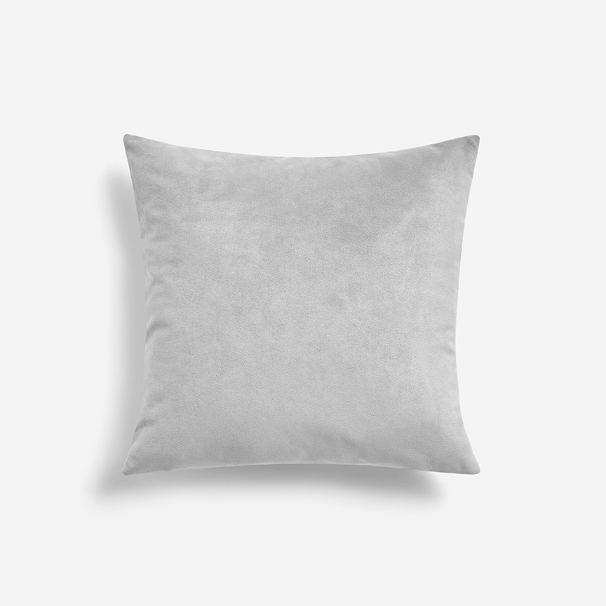 Detail image of Ultrasuede Pillow 020 Silver