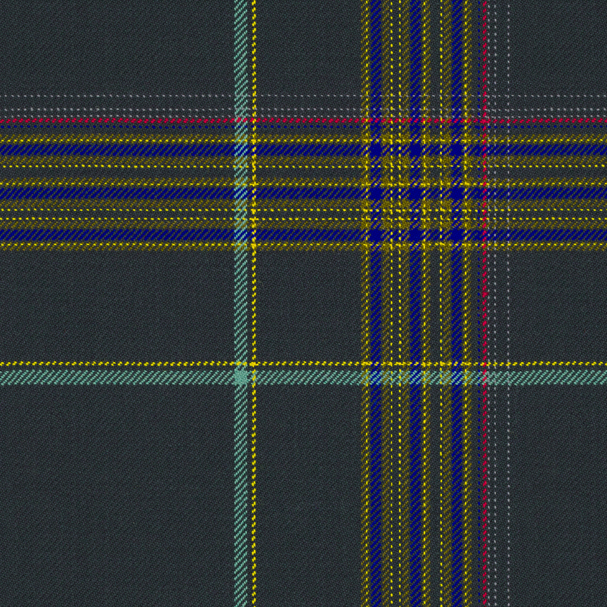 Detail image of Mingled Plaid  004 Cadet