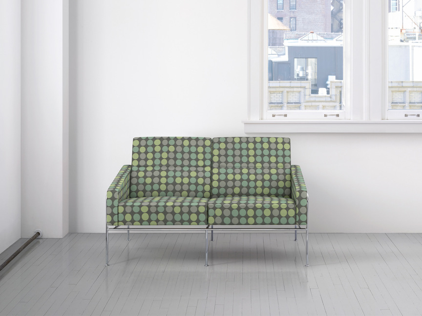 Install image of Circles 006 Avocado and Gray Blue