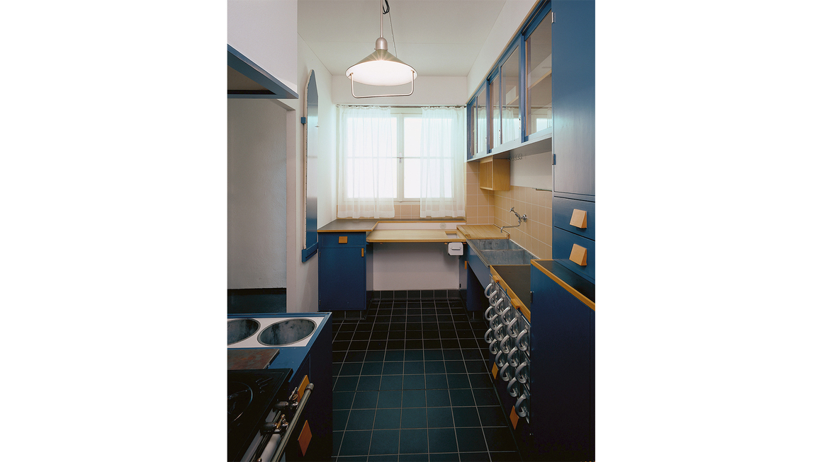 Margarete Schütte-Lihotzky. The Frankfurt Kitchen replica. Courtesy of Museum of Applied Arts, Vienna. © Gerald Zugmann/MAK