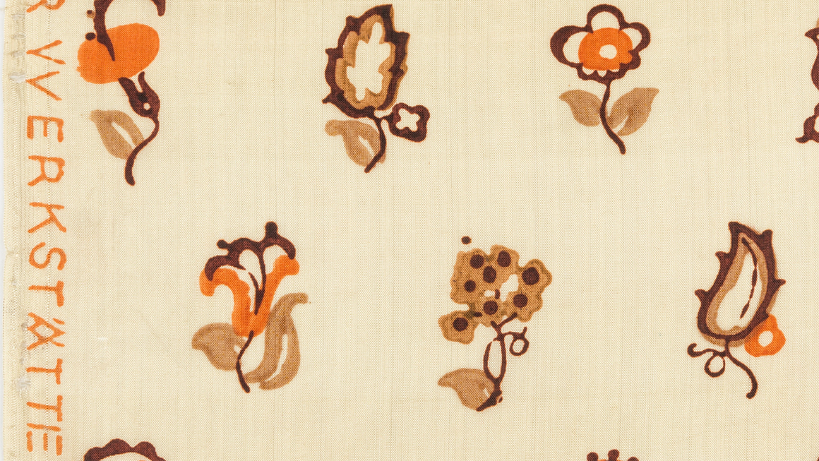 Dagobert Peche. <em>Einsame Blume</em>, 1911-12. Silk and wool. Courtesy of Museum of Applied Arts, Vienna. © MAK/Kristina Wissik. 