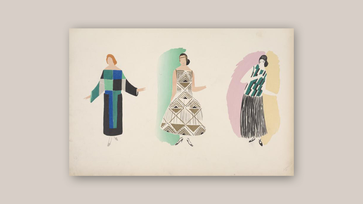 Sonia Delaunay. <i>Sonia Delaunay: ses peintures, ses objets, ses tissus simultanés, ses modes</i>, 1920-1929. New York Public Library Digital Collections.