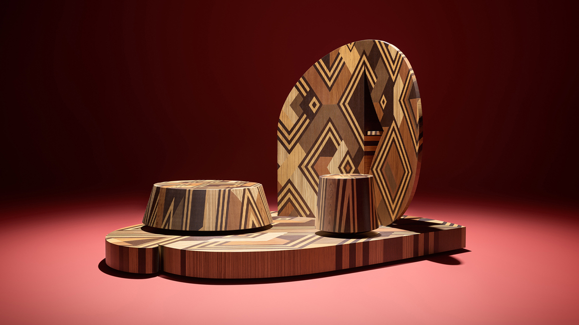 Stephen Burks Man Made. The Lost Cloth Object in collaboration with ALPI, 2025. Courtesy of Federico Cedrone.