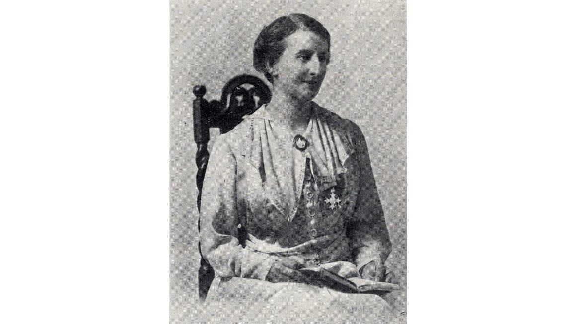 Laura Annie Willson. Photograph from <i>The Woman Engineer</i>, vol. 2, no. 8, 1925.
